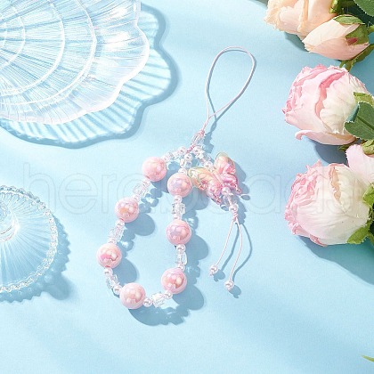 Acrylic Mobile Straps HJEW-JM03323-01-1