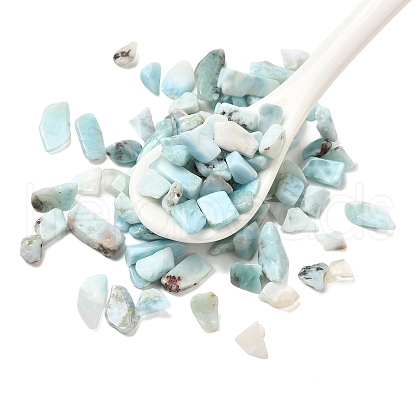 Natural Larimar Chip Beads X-G-Q193-01A-1