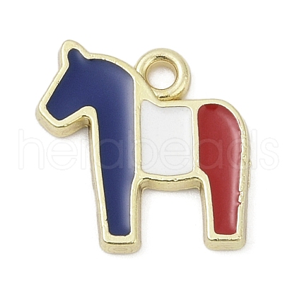 Independence Day Alloy Enamel Charms PALLOY-V001-07F-1