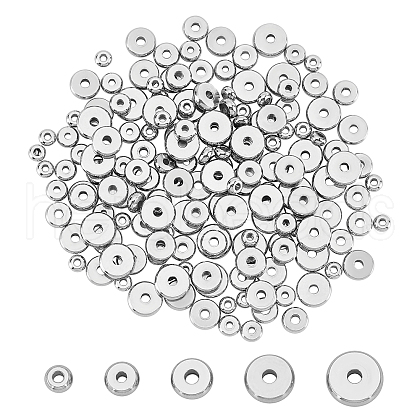 Unicraftale 200Pcs 5 Styles 304 Stainless Steel Beads STAS-UN0021-86P-1