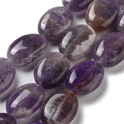 Natural Amethyst Beads Strands G-P528-M16-01-1