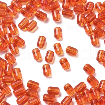Transparent Imitation Jade Glass Beads GLAA-Z012-02H-1