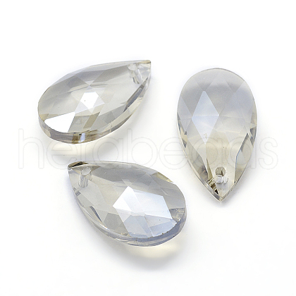 Faceted Glass Pendants X-GLAA-F069-L-A15-1