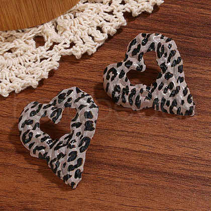 Alloy Stud Earrings EJEW-P307-01G-B-1