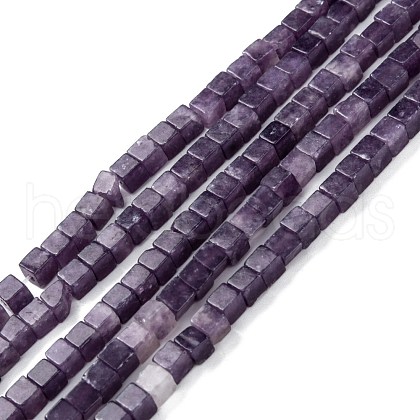 Natural Lilac Jade Beads Strands G-F631-K14-1