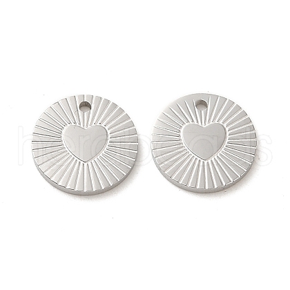Non-Tarnish 304 Stainless Steel Charms STAS-L025-003P-1