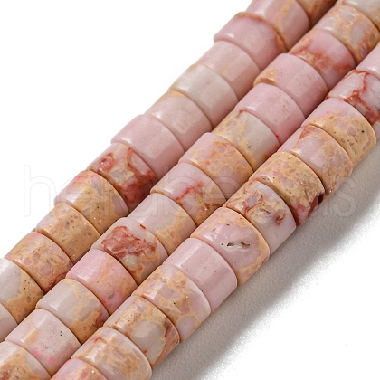 Synthetic Imperial Jasper Dyed Beads Strands G-D077-D01-02M-1