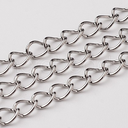 Tarnish Resistant 304 Stainless Steel Twisted Chains Y-CHS-A003K-0.6mm-1