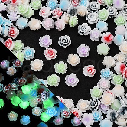 Luminous Resin Decoden Cabochons RESI-K036-40-1