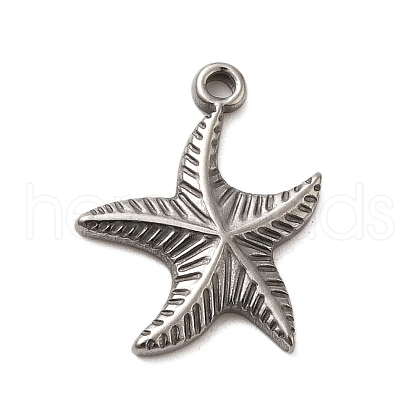 304 Stainless Steel Pendants STAS-G344-04B-P-1