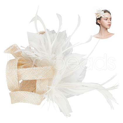 Women's Feather Aligator Hair Clips OHAR-WH0034-13B-1