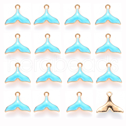 20Pcs Alloy Enamel Pendants ENAM-YW0004-48A-1