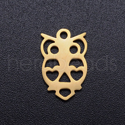 201 Stainless Steel Hollow Charms STAS-Q201-JN275-2-1