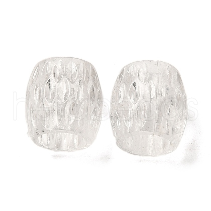 Transparent Acrylic European Beads TACR-G048-06-1