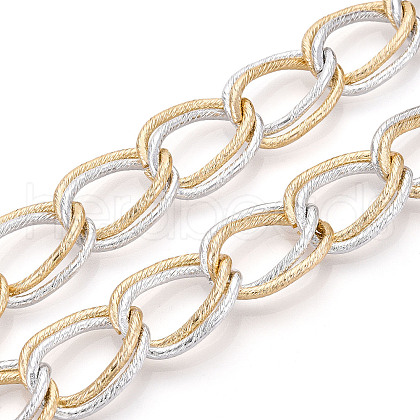 Aluminium Double Curb Chains CHA-N004-12PG-1