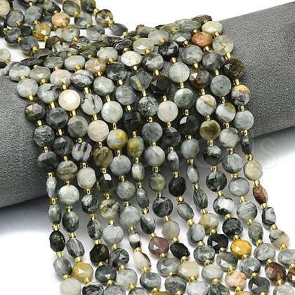 Natural Eagle Eye Stone Beads Strands G-C116-A41-02-1