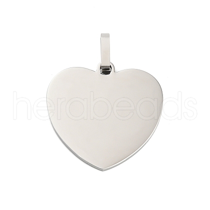 304 Stainless Steel Stamping Blank Tag Pendants STAS-Z126-02P-02-1