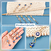   20Pcs Evil Eye Theme Pendant Decorations HJEW-PH0001-77-4