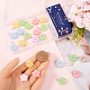 SUNNYCLUE 40Pcs 2 Styles Opaque Resin Pendants RESI-SC0003-32-3