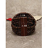 Ethnic Style Cross Wood Round Beaded Stretch Bracelets for Men Women FS-WG3B194-03-1