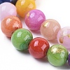 Natural Mashan Jade Beads Strands G-F670-A16-6mm-3