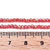 Transparent Electroplate Glass Beads Strands EGLA-H107-01A-B04-4