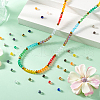 AHADERMAKER Electroplate Glass Beads Strands EGLA-GA0001-21A-5