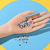 Handmade Polymer Clay Beads Strands CLAY-YW0001-46-8