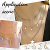 16Pcs 8 Styles 304 & 201 Stainless Steel Pendants STAS-LP0001-30-4
