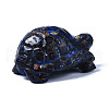 Tortoise Assembled Natural Bronzite & Synthetic Imperial Jasper Model Ornament G-N330-39A-03-2