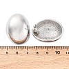 Casting Polishing 304 Stainless Steel Stud Earrings for Women EJEW-G431-01P-5