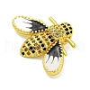 Real 18K Gold Plated Brass Micro Pave Cubic Zirconia Pendant KK-R159-33G-2
