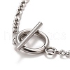 Non-Tarnish 304 Stainless Steel Chain Necklaces NJEW-A002-08P-3
