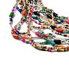 Bohemia Style Glass Seed Bead Multi-strand Necklaces NJEW-H063-01P-01-3