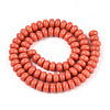 Opaque Spray Painted Glass Beads GLAA-ZX008-8mm-18E-2