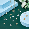 SUPERFINDINGS 72Pcs 12 Style Brass Charms KK-FH0005-78-3
