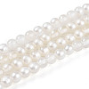 Baking Painted Transparent Glass Beads Strands DGLA-N011-4mm-01-1