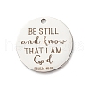 Non-Tarnish 201 Stainless Steel Pendants STAS-G263-01P-1