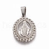 Religion Theme 304 Stainless Steel Pendants STAS-I131-18B-P-1