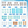 SUNNYCLUE DIY Ocean Theme Stretch Bracelets Making Kit DIY-SC0021-56-2