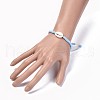 Handmade Polymer Clay Heishi Beads Braided Bracelets BJEW-JB04318-04-5