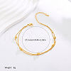 Elegant Brass Multi-layer Bracelets PD1340-5