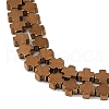 Electroplated Synthetic Non-magnetic Hematite Beads Strands G-J211-A09-02-2