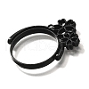 Rotatable Alloy Swivel Open Back Bezel Pendants PALLOY-I223-20EB-2