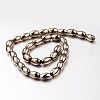 Electroplate Non-magnetic Synthetic Hematite Bead Strands G-F300-44-06-2