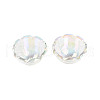 UV Plating Acrylic Beads Caps TACR-S161-10-2