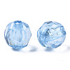 Transparent AS Plastic Beads MACR-T039-22A-3