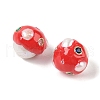 Natural Cultured Freshwater Pearl with Cubic Zirconia Enamel Beads PEAR-G014-02A-2