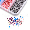 90G 5 Colors 12/0 Baking Paint Glass Seed Beads SEED-YW0001-14A-4