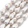 Natural Nucleated Pear Beads Strands PEAR-B004-15H-01A-2